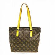 Louis Vuitton Vintage Pre-owned Canvas axelremsvskor Brown, Dam