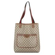 Gucci Vintage Pre-owned Canvas handvskor Beige, Dam