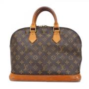 Louis Vuitton Vintage Pre-owned Tyg handvskor Brown, Dam