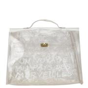 Hermès Vintage Pre-owned Tyg handvskor White, Dam