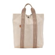 Hermès Vintage Pre-owned Canvas totevskor Beige, Dam