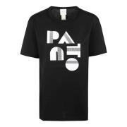 Patou Svart T-shirt för stiliga kvinnor Black, Dam