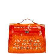 Hermès Vintage Pre-owned Vinyl handvskor Orange, Dam