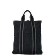 Hermès Vintage Pre-owned Canvas handvskor Black, Dam