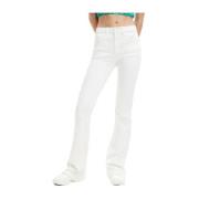 Desigual Slim Fit Bomullsblandning Jeans White, Dam