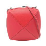 Hermès Vintage Pre-owned Laeder crossbodyvskor Red, Dam