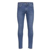 Lee Skinny Stretch Denim Jeans Byxor Blue, Herr