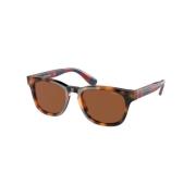 Polo Ralph Lauren Brun acetat unisex solglasögon Brown, Unisex