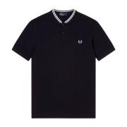 Fred Perry Bomberstil Bomullspolotröja Black, Herr