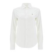 Polo Ralph Lauren Klassisk Oxford-skjorta med Pony-logotyp White, Dam