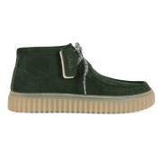 Clarks Mocka snörsko Torhill Hi Green, Herr