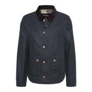 Barbour Vaxad Bomullsjacka Reelin Vinterrevision Green, Herr