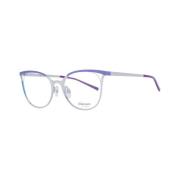 Ana Hickmann Lila Cat Eye Metall Optiska Ramar Purple, Dam