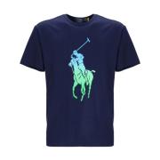 Polo Ralph Lauren Marinblå Bomull T-shirt Regular Fit Blue, Herr