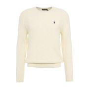 Polo Ralph Lauren Vit Stickat för Män Aw24 White, Herr