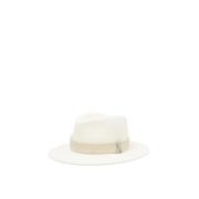 Peserico Ullfilt fedora White, Dam