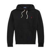 Polo Ralph Lauren Svart Fleece Stickad Tröja Black, Herr