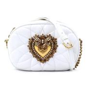 Dolce & Gabbana Pre-owned Pre-owned Laeder axelremsvskor White, Dam