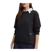 Karl Lagerfeld Sweatshirt poplin mix sweat m/signatur 08k245w1814 Blac...