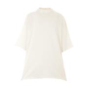 Rick Owens Beige Oversize T-shirt och Polo Beige, Herr