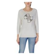 Guess Vår/Sommar Dam Sweatshirt Kollektion White, Dam