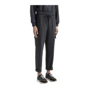 Peserico Bomullsfleece joggers Gray, Dam