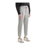 Peserico Lätta flanelljoggers Gray, Dam