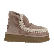 Mou Eskimo Platform Boot Gray, Dam