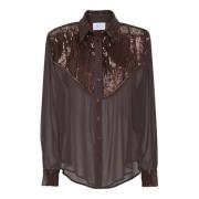 MVP wardrobe Rocket Shirt Brown, Dam