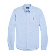 Ralph Lauren Cotton Oxford Shirt Blue, Herr