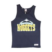 Mitchell & Ness Denver Nuggets Team Arch Tank Top Blue, Herr