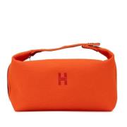 Hermès Vintage Pre-owned Canvas necessrer Orange, Dam