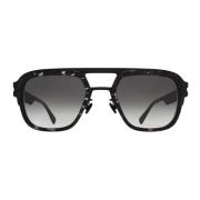 Mykita Svarta solglasögon damtillbehör Ss24 Black, Dam