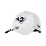 New Era Böjd Skärmkeps Officiell Träningsläger White, Herr