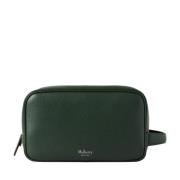 Mulberry Grön Läder Toalettväska Klassisk Green, Unisex