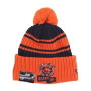 New Era Chicago Bears Pom Pom Beanie Hat Multicolor, Herr