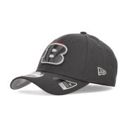 New Era NFL Draft Curvy Visor Hat Bengals Gray, Herr