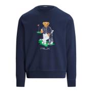 Polo Ralph Lauren Dubbelstickad Sweatshirt RLX Refined Navy Blue, Herr