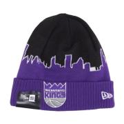 New Era Sacramento Kings NBA Stickad Mössa Hat Multicolor, Herr