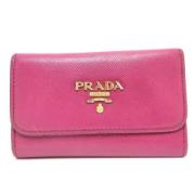 Prada Vintage Pre-owned Tyg nyckelhllare Pink, Dam