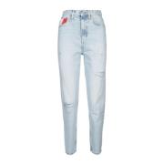 Tommy Jeans Casual Denimbyxor för Män Blue, Dam