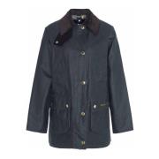 Barbour Modern Beadnell Vaxjacka Blue, Dam