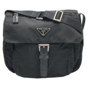 Prada Vintage Pre-owned Canvas prada-vskor Black, Dam