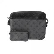 Louis Vuitton Vintage Pre-owned Canvas axelremsvskor Black, Herr