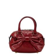 Valentino Vintage Pre-owned Laeder handvskor Red, Dam