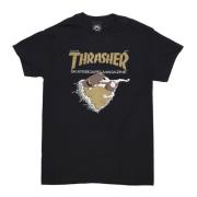 Thrasher Svart Guld Tee Kortärmad T-shirt Black, Herr