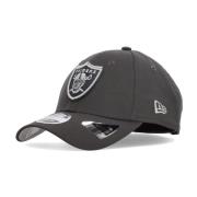 New Era Krökt Visor Hat NFL Draft Las Vegas Raiders Gray, Herr