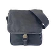 Prada Vintage Pre-owned Canvas prada-vskor Black, Dam