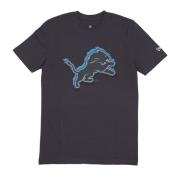 New Era Detroit Lions Utkast Tee Tröja Gray, Herr