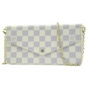 Louis Vuitton Vintage Pre-owned Tyg louis-vuitton-vskor White, Dam